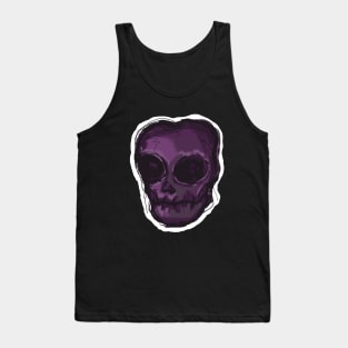 Purple Skull Tank Top